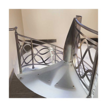 Factory Hot Selling  Metal Staircases Stainless Steel Spiral Staircase